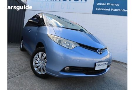 Blue 2006 Toyota Tarago Wagon Gli