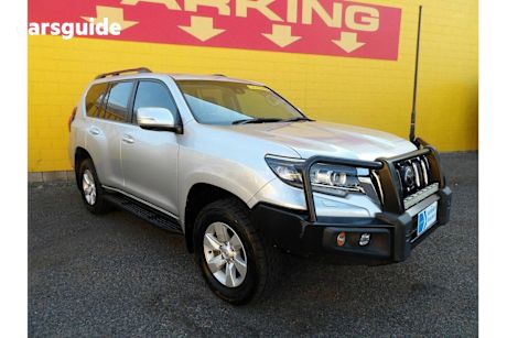 Silver 2018 Toyota Landcruiser Prado Wagon Gxl (4X4)