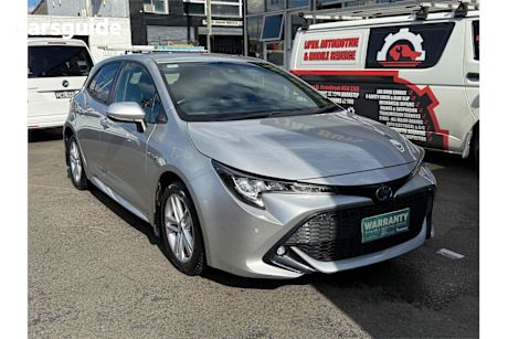 Silver 2019 Toyota Corolla Hatch SX HYBRID F