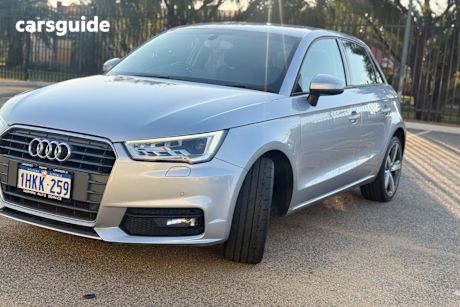 Silver 2018 Audi A1 Hatchback Sportback 1.4 Tfsi Spt Sty Ed