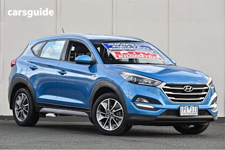 Blue 2017 Hyundai Tucson SUV ACTIVE X F