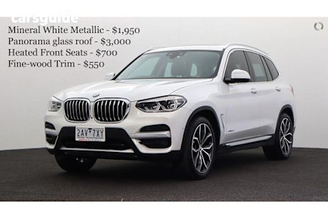 White 2017 BMW X3 Wagon Xdrive 30I