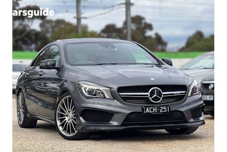 Grey 2014 Mercedes-Benz CLA45 Coupe Amg