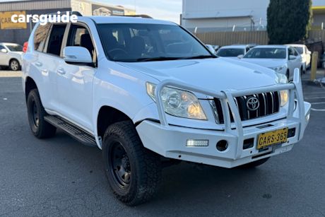 White 2012 Toyota Landcruiser Prado Wagon Gxl (4X4)