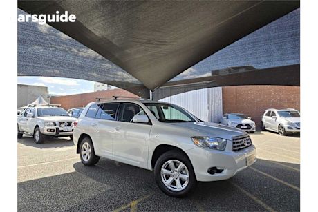 White 2008 Toyota Kluger SUV KX-R F
