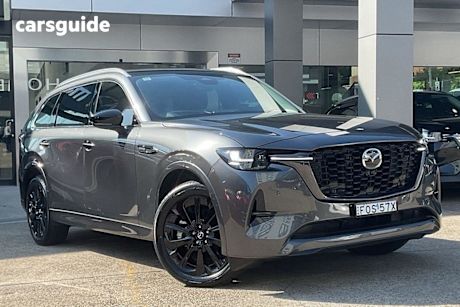 Grey 2024 Mazda CX-80 Wagon D50E GT