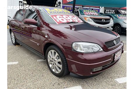 Red 2004 Holden Astra Hatch CDX F