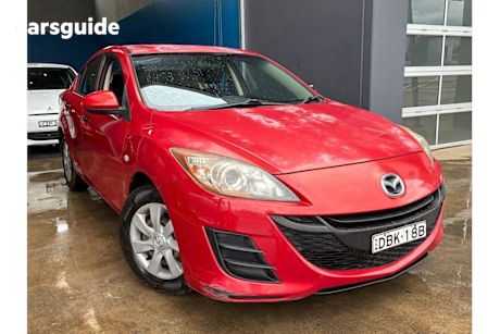 Red 2011 Mazda Mazda3 Sedan NEO F
