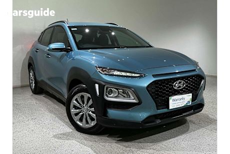 Blue 2020 Hyundai Kona SUV GO F