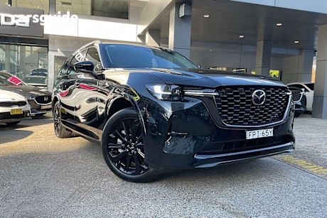 Black 2024 Mazda CX-80 Wagon D50E GT