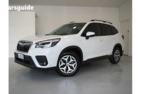 White 2021 Subaru Forester SUV 2.5I 4WD