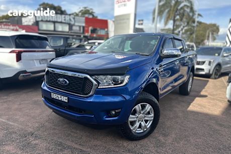 Blue 2021 Ford Ranger Double Cab Pick Up Xlt 2.0 (4X4)