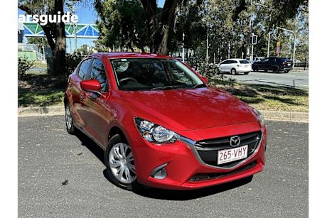 Red 2014 Mazda 2 Hatchback Maxx Sport