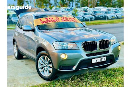 Grey 2013 BMW X3 SUV XDRIVE20D 4X4
