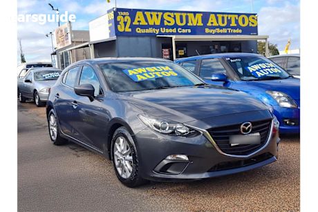 Grey 2014 Mazda 3 Hatchback Maxx