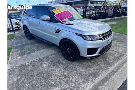 Silver 2018 Land Rover Range Rover Sport Wagon Sdv6 Hse