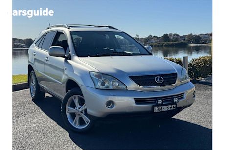 Silver 2007 Lexus RX SUV RX400H 4X4