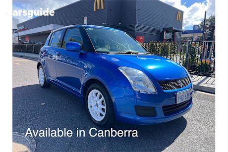 Blue 2010 Suzuki Swift Hatchback