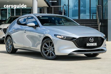 Silver 2022 Mazda Mazda3 Hatch G25 GT F