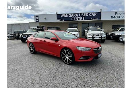 Red 2018 Holden Commodore Liftback Lt