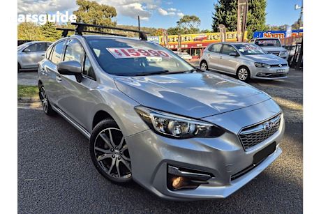 Silver 2016 Subaru Impreza Hatchback 2.0L (Awd)