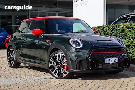 Green 2023 Mini Cooper Hatchback JCW Classic 3D Hatch