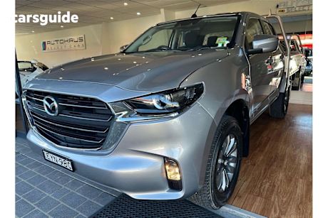 Silver 2023 Mazda BT-50 Dual Cab Chassis Xt (4X4)