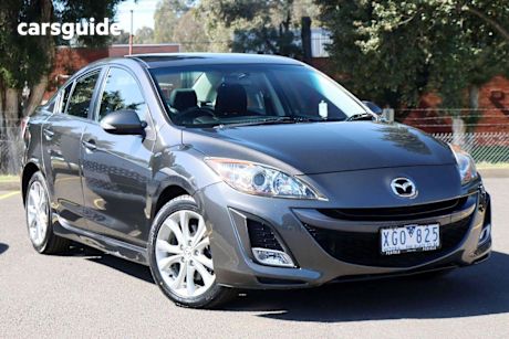 Grey 2009 Mazda Mazda3 Sedan SP25 F