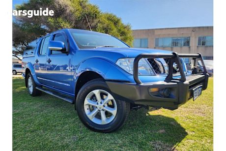 Blue 2013 Nissan Navara Dual Cab Pick-up St (4X4)