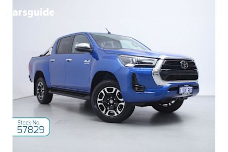 Blue 2021 Toyota Hilux Double Cab Pick Up Sr5 (4X4)