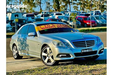 Silver 2009 Mercedes-Benz E250 Sedan Cgi Avantgarde