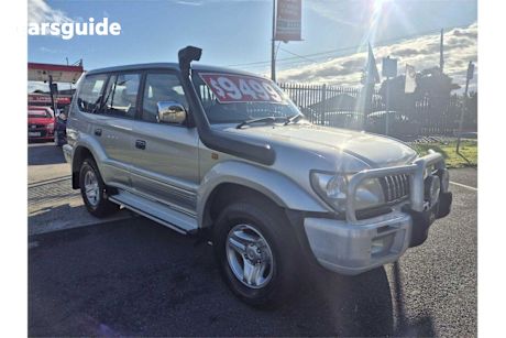 Silver 2001 Toyota Landcruiser Prado Wagon 50Th Anniversary (4X4)