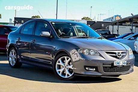 Grey 2007 Mazda 3 Sedan Sp23