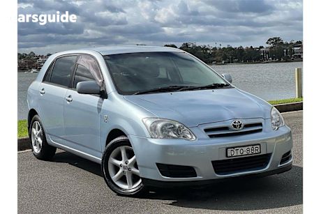 Blue 2005 Toyota Corolla Hatch CONQUEST F