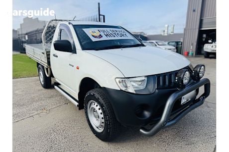White 2007 Mitsubishi Triton Cab Chassis Gl