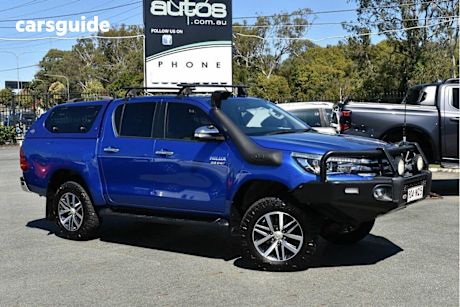 Blue 2016 Toyota Hilux Dual Cab Utility Sr5 (4X4)