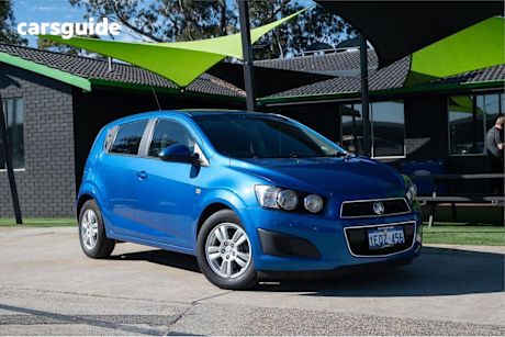Blue 2015 Holden Barina Sedan Cd