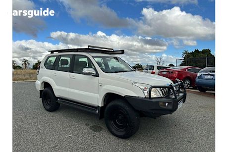 White 2009 Toyota Landcruiser Prado Wagon Gx (4X4)