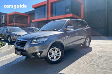 Grey 2011 Hyundai Santa FE Wagon Slx Crdi (4X4)