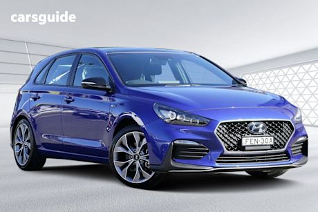 Blue 2023 Hyundai I30 Hatch N Line D-CT Premium