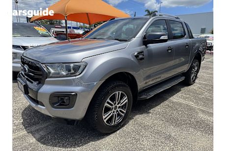Grey 2020 Ford Ranger Double Cab Pick Up Wildtrak 3.2 (4X4)