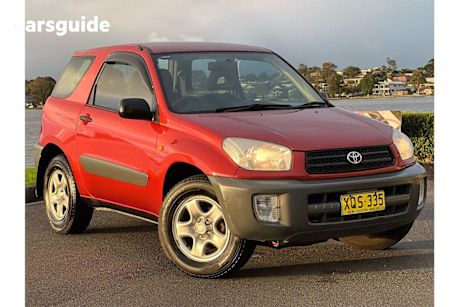 Red 2001 Toyota RAV4 SUV EDGE 4X4