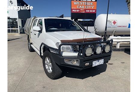 White 2012 Nissan Navara Ute Tray ST 4X4