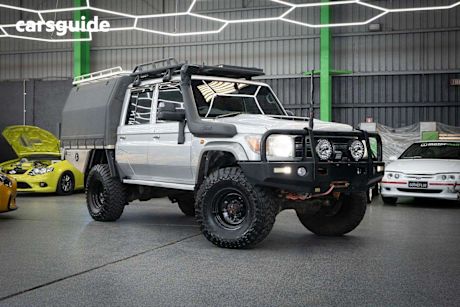 Silver 2019 Toyota Landcruiser Ute Tray GXL 4X4