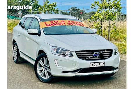 White 2016 Volvo XC60 Wagon D4 Luxury