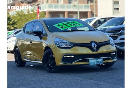 Yellow 2013 Renault Clio Hatchback Rs 200 Sport