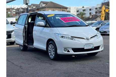White 2017 Toyota Tarago Wagon Gli