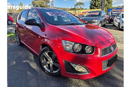 Red 2016 Holden Barina Hatchback Rs