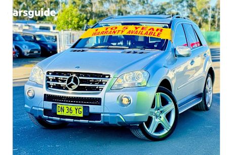 Silver 2009 Mercedes-Benz ML350 Wagon Cdi (4X4)