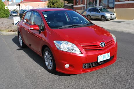 Red 2012 Toyota Corolla Hatchback Ascent Sport